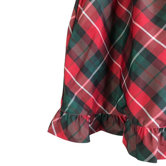 Baby Gap Dress Girls Toddler Sz 4+ Red Tartan Plaid Christmas Holiday Sleeveless - Picture 7 of 9